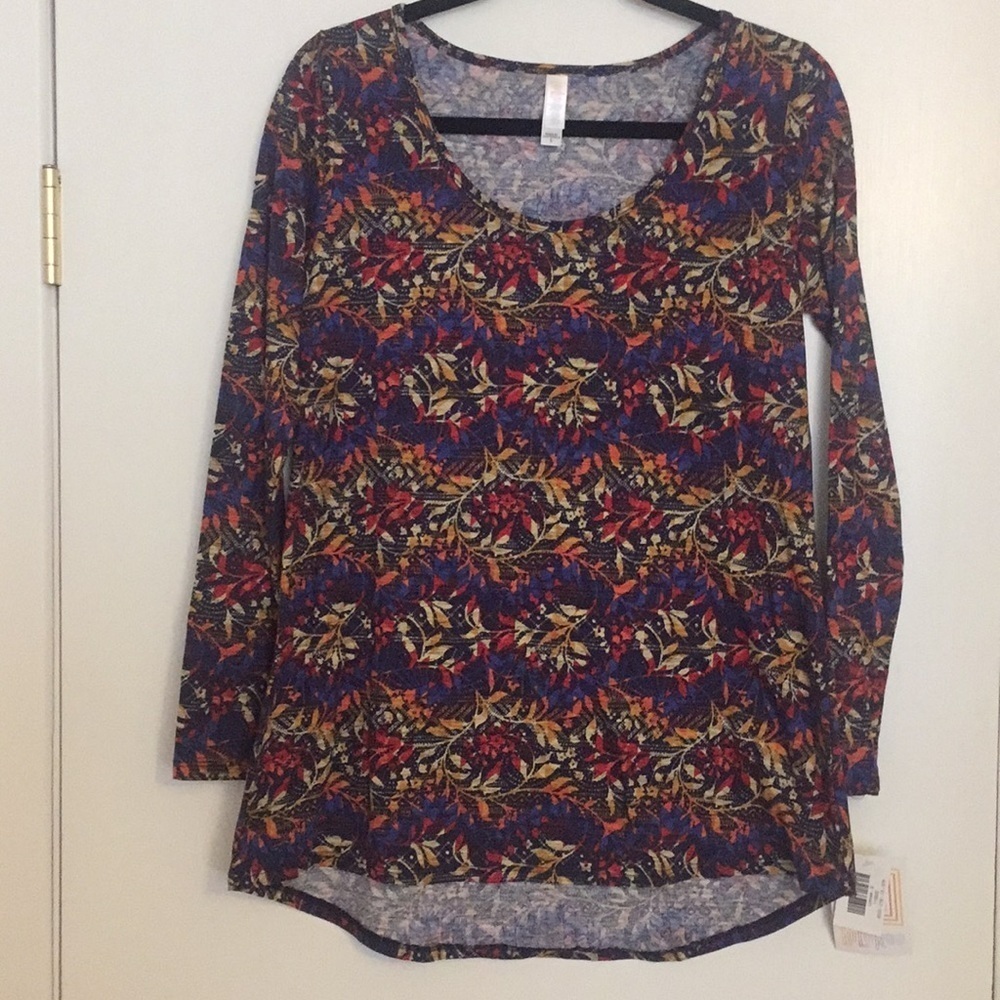 S LuLaRoe Lynnae Shirt E01 1836